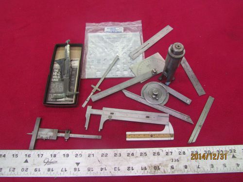 Protractors, Gages, Scales, Very Nice Selection            B-0313-2