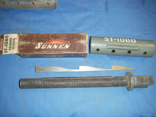 Sunnen hone mandrel 1080 - new old stock with truing sleeve, box, wedge &amp; stone for sale