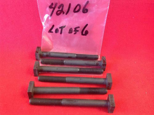 Nos jergens 42106 black oxide t bolts 3/8-16 x 4-1/2&#034;  lot of 6 usa made for sale