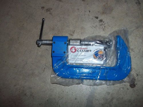 Brand New, Master Mechanics, 4&#034; E-Z Release push button Clamps, Blue, LOOK