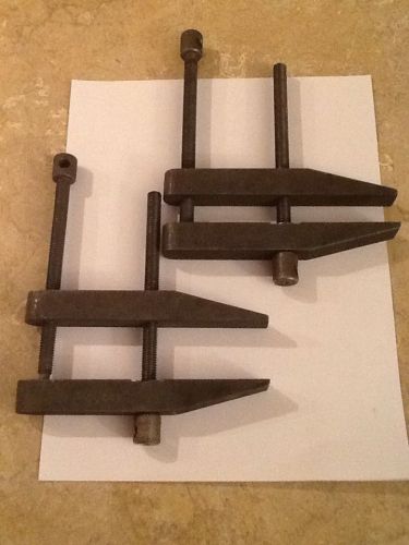 Machinist Vintage Pair Of Parallel Clamps Tool Maker Made