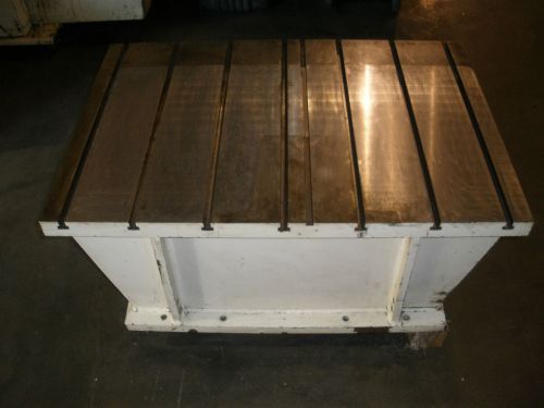 Heavy Duty &#034;T&#034; Slotted Steel Machine Riser Table with 1/2&#034; &#034;T&#034; Slots 27&#034;x40&#034;x17&#034;