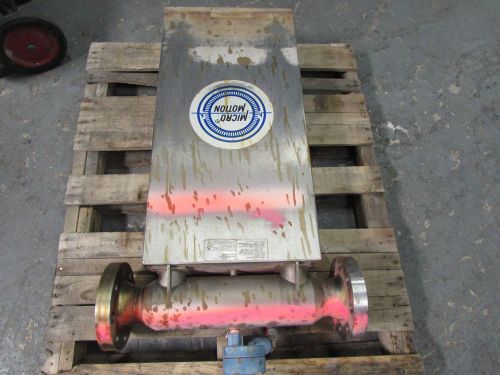 MICRO MOTION DS300S157SU 3&#039;&#039; 600 MASS FLOW SENSOR USED