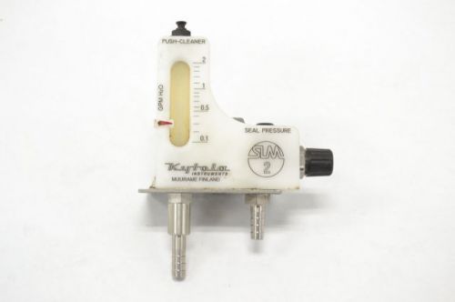 Kytola slm2 sealing pressure monitor liquid water 0.1-2.0gpm flowmeter b244361 for sale