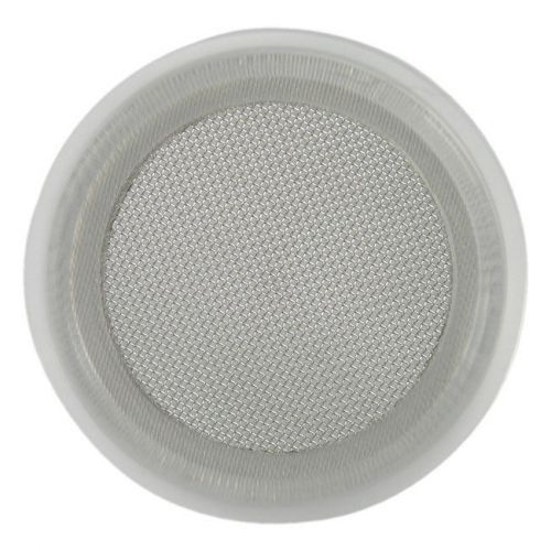 Platinum silicone sanitary tri-clamp screen gasket, clear - 1.5&#034; w/ 20 mesh for sale