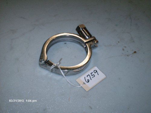 Tri-clover s/s sanitary hd flange clamp 3&#034; lot of 5 (new) for sale