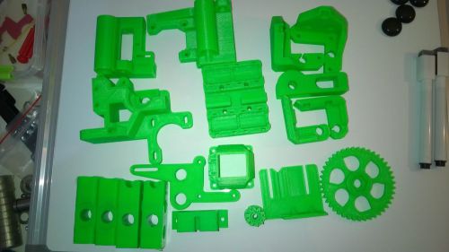 I3 prusa rework 3d printer abs printed parts kit green for sale