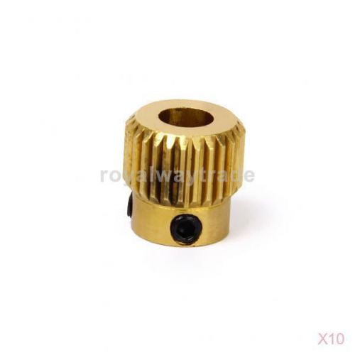 10x mk8 extruder drive gear 26 teeth copper 11x11mm for 3d printer makerbot for sale