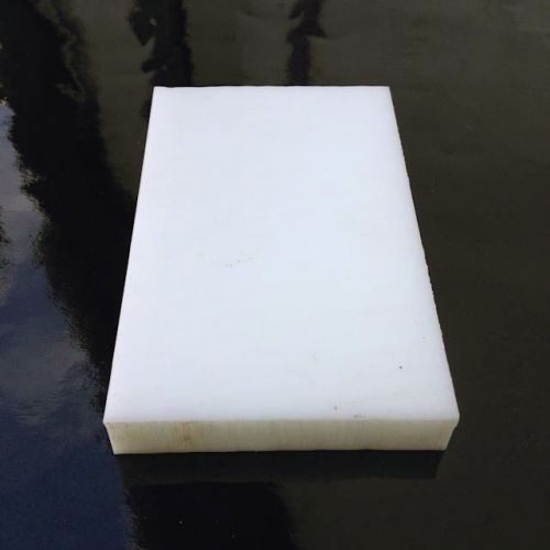 Teflon PTFE Sheet 3/4&#034; thick  2&#034;x4&#034;