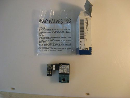 Mac  Solenoid Valve 35A-AAA-DFFJ-1KE, 24 vdc, 2.4 Watts, New
