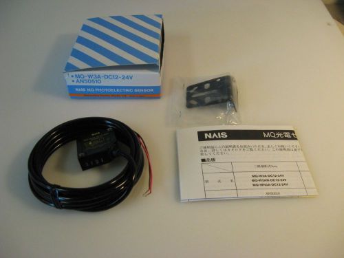 Nais photoelectric sensor mq-w3a-dc12-24v, an50510, new in box for sale