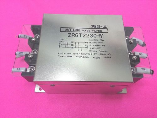 TDK ZRGT2230-M 30A EMC Noise Filter , USED