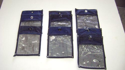 CUSTOM MADE TICKET POUCHES  12pcs.
