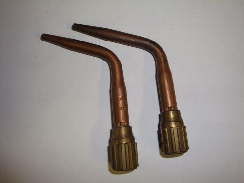 2 National Torch Tips P-2&amp;P-3 Both in great working condition just been setting