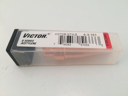 Victor size 0 acetylene cutting tip 0-3-101 for sale