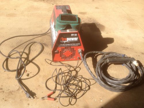 Fire power fp18 plasma arc cutting system for sale