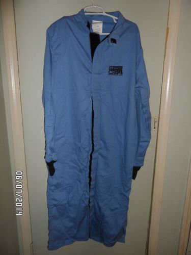 NEW SZ LARGE LONG  INDURA ULTRA SOFT BY WESTEX INC/CPA ATPV 25  WELDING JACKET