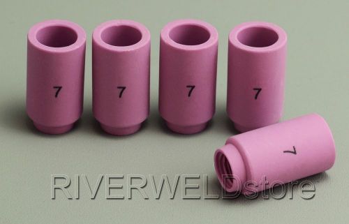 13n11 7# alumina nozzles cups fit tig torch sr db pta wp 9 20 series,  5pk for sale