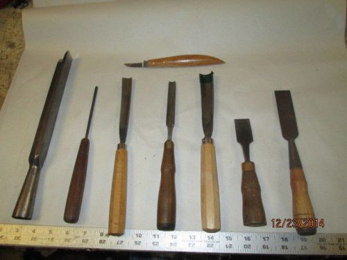 MACHINIST LATHE MILL Lot of Wood Working Chisel s Gouge s