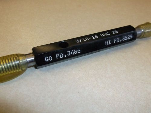 Alameda plug gage 5/16-18 unc 2b wirecoil for sale