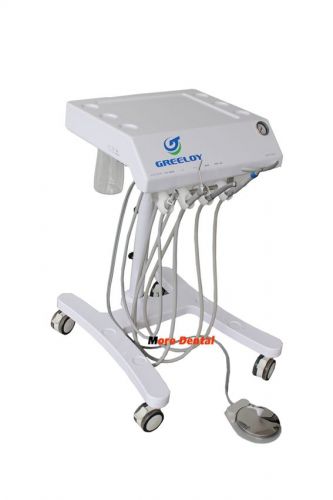 Portable Dental Delivery UNIT Control Mobile Cart Lab Equipment 3 Way Syringe CE