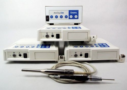 Gendex acucam concept iv dental intraoral camera w/ 3 docks &amp; linx control box for sale