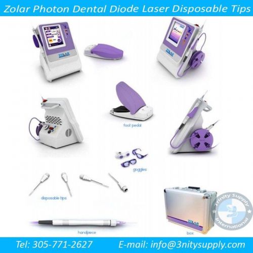 Dental diode laser 3 watts complete set.3 years warranty for the laser.high tech for sale
