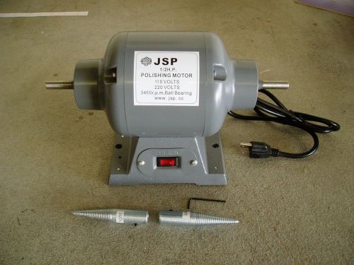 Dental lab 1/2 hp polishing lathe- 110/220v switchable with spindles for sale