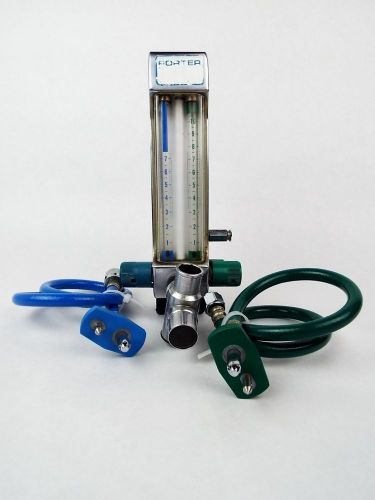 Porter Nitrous Oxide N2O Oxygen Inhalation Dental Flowmeter Monitoring System