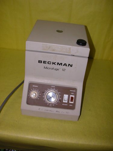 Beckman microfuge 12 tabletop centrifuge for sale