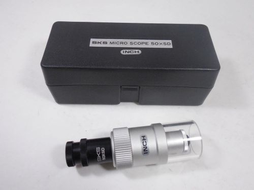 SKS MICROSCOPE MICRO SCOPE 50XSD 50 X SD INCH MADE IN JAPAN