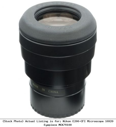 Nikon e200-cfi microscope 10x20 eyepiece mck70100 microscope accessory for sale