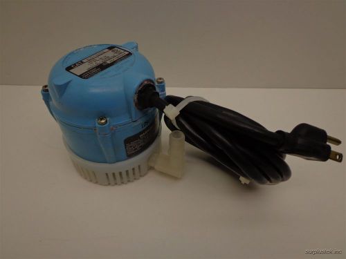 Little giant model 1 3.4 gpm 1/150 hp submersible fountain pump 501003 warranty for sale