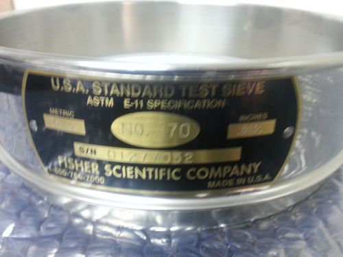 Fisher Scientific No. 170 USA Standard Testing Sieve 0.0035inches - VERY CLEAN