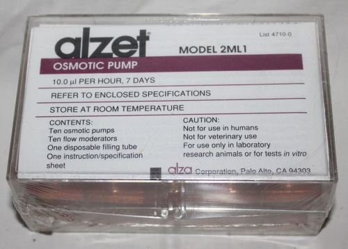 Alzet osmotic pump model 2ml1, sealed  10.0 ul per hour, 7 days for sale