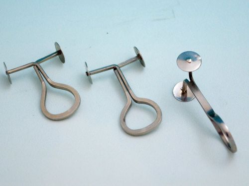 Lab electroplating brass mohr pinchcock clamp water hose tubing pipe clips new for sale