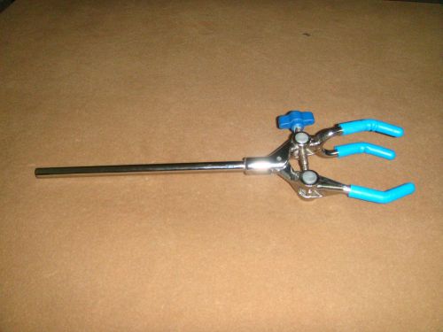 three prong extension clamp, 0~60mm, single adjustable,rod length is 150mm
