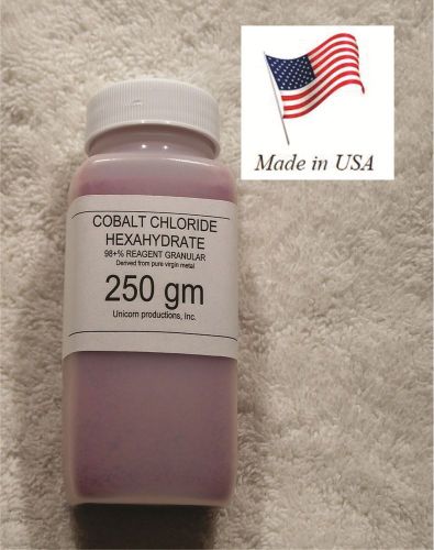 Cobalt(II) Chloride-Hexahydrate Granular - 250 grams- 98+% reagent