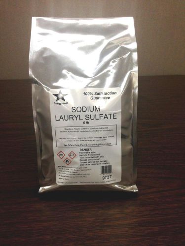 Sodium lauryl sulfate usp/kosher 25 lb. pack w/ free shipping!! for sale