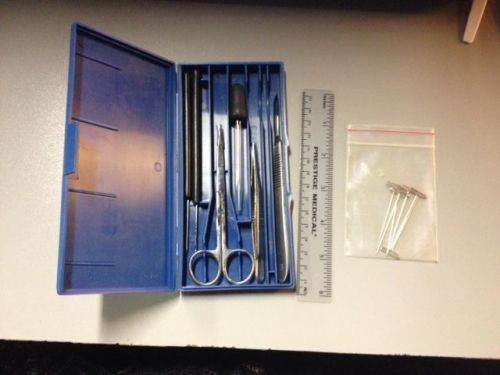 Prestige medical 8 piece standard animal dissecting kit for sale