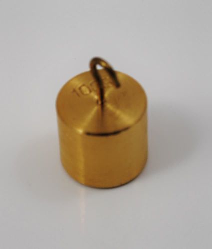 Brass single hook mass calibration weight 100g for sale