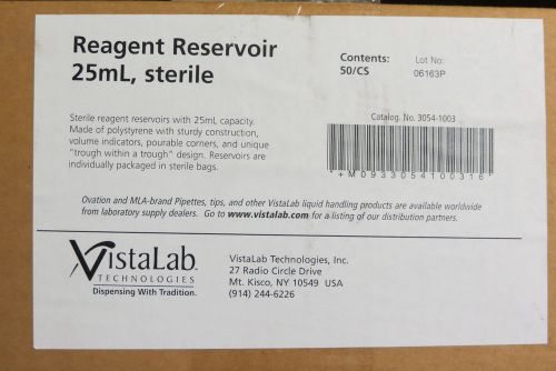 VistaLab Reagent Reservoirs 25mL # 3054-1003 Qty 50