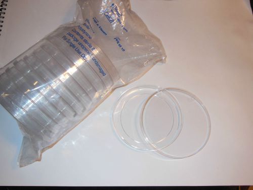 Sealed Bag of 10 Fisher Scientific Plastic Petri Dish 150mm x 15mm - Make Offer