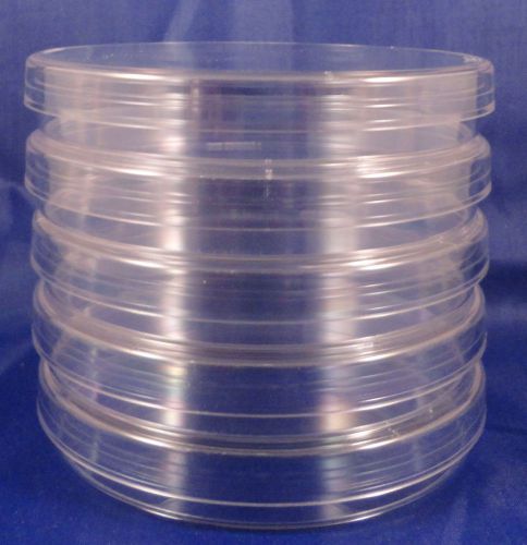 5, 100mm x 15mm Sterile Plastic Petri Dishes with Lids - US SELLER!!!