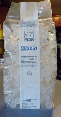 Bd falcon 14 ml polystyrene round bottom tubes with snap caps - pk. of 125 for sale