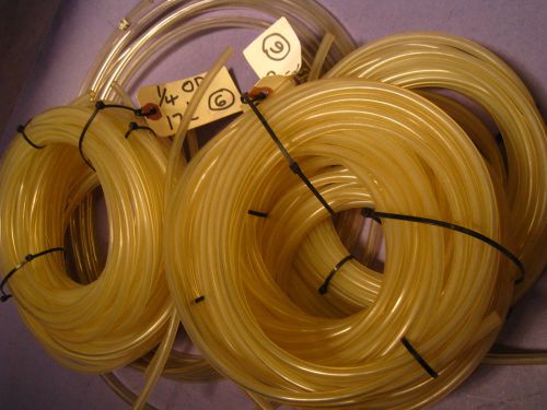 Freelin wade ? clear pneumatic air line tubing 172&#039;  1/4&#034; od lot  21h2 for sale