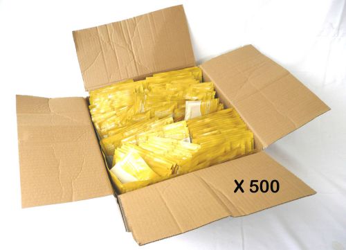 500 x SACHETS ANTIBACTERIAL HAND WIPES 130 X 200mm ALCOHOL BASED BACTERICIDAL