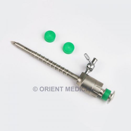 New laparoscopic trocar and cannula magnetic screw without protection 5mm for sale