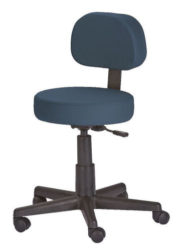Adjustable Medical Pneumatic Rolling Stool With Back Support Salon Spa - Bad Ash