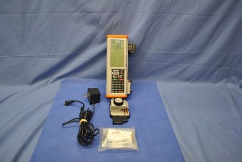 BAXTER AS50 SYRINGE INFUSION PUMP W/CHARGER, NEW BATTERY, POLE CLAMP-NICE